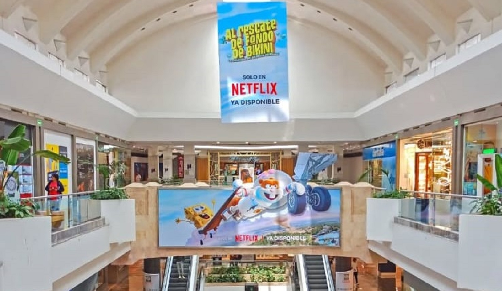 Publicidad en centros comerciales